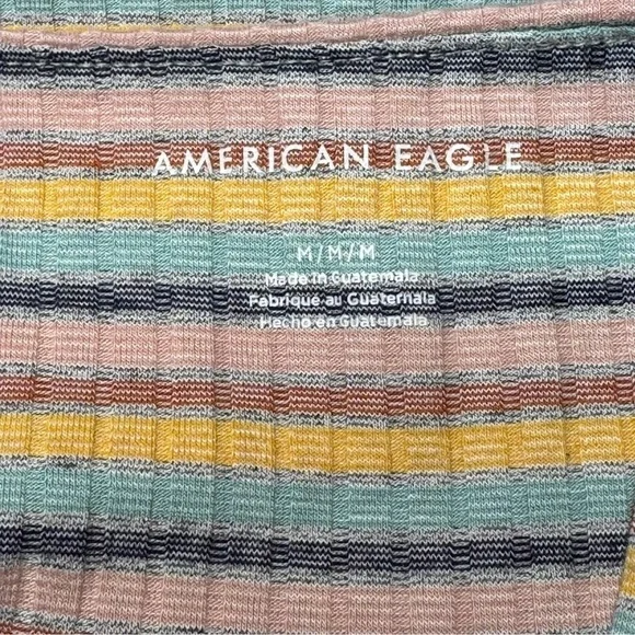 American Eagle Ribbed Crop Tank Top size Medium - Picture 5 of 6